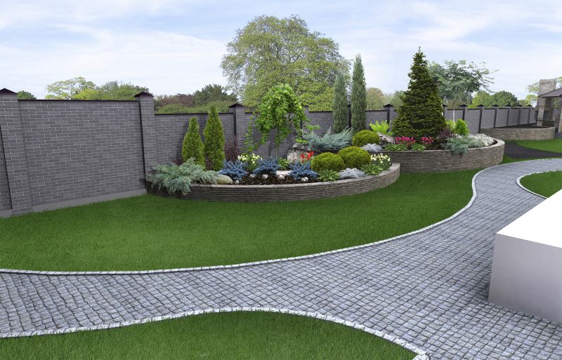 Walkway with Edging